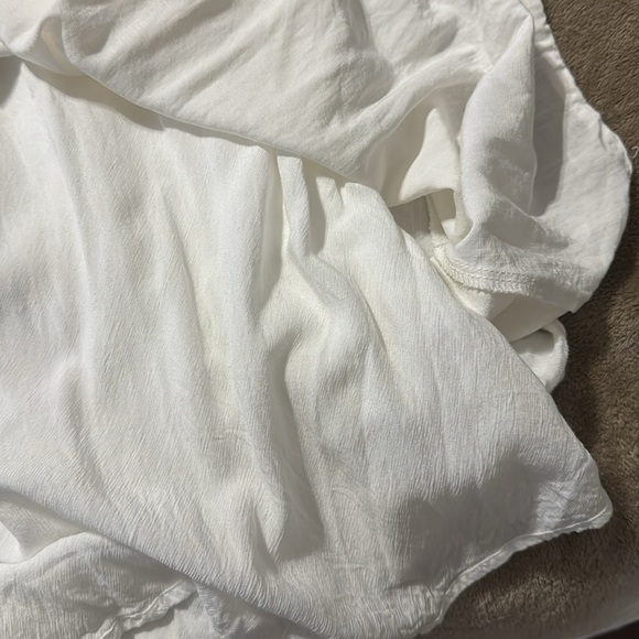 Lulu’s Looking Up White Smocked Tie Strap  Sundress - Picture 8 of 16